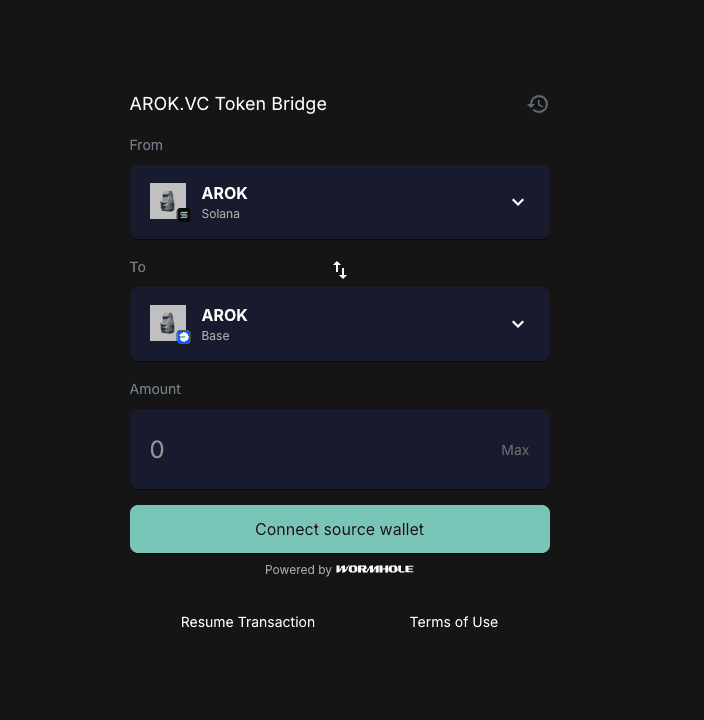 AROK.VC Token Bridge