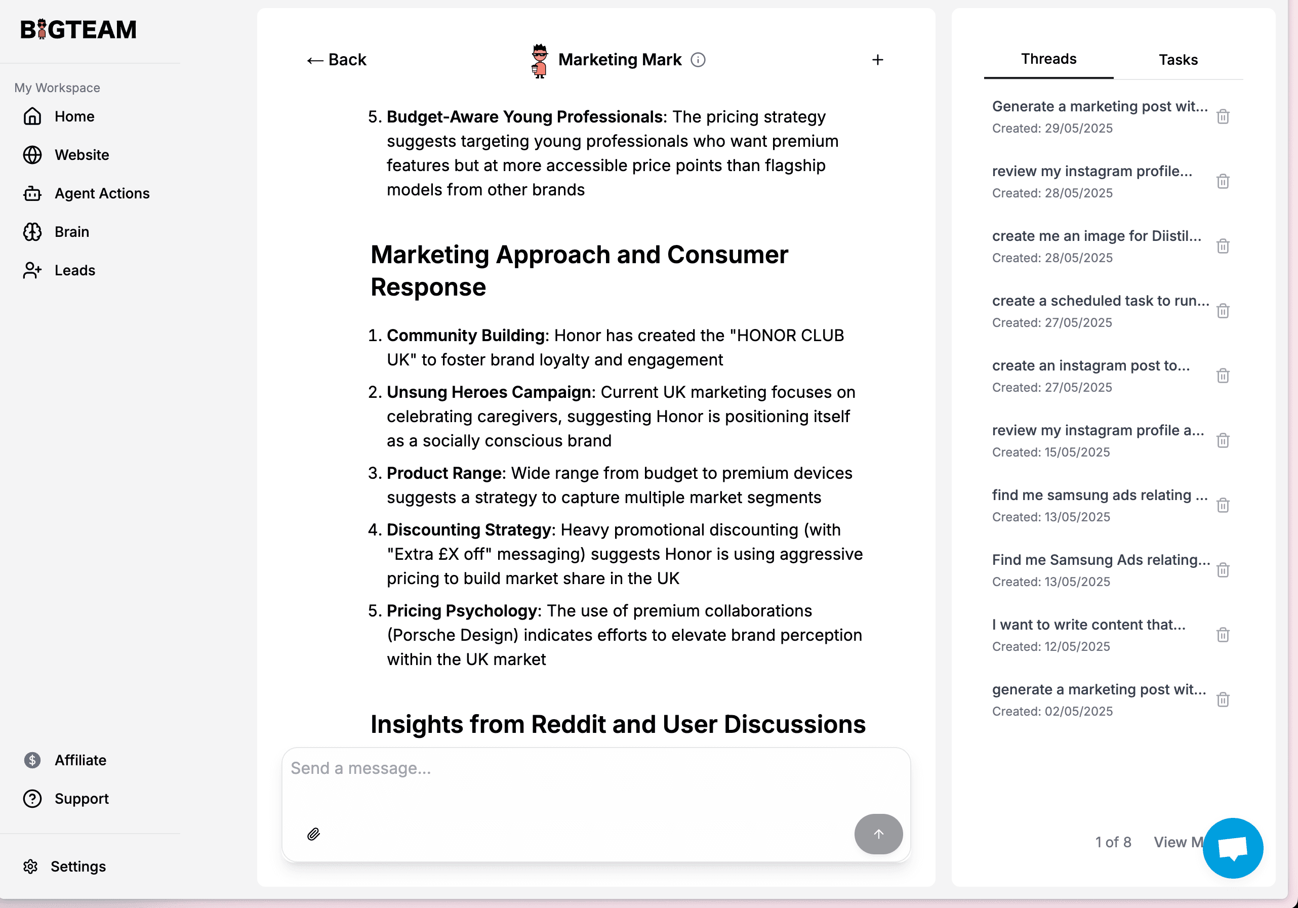 Marketing Strategy & Trend Research