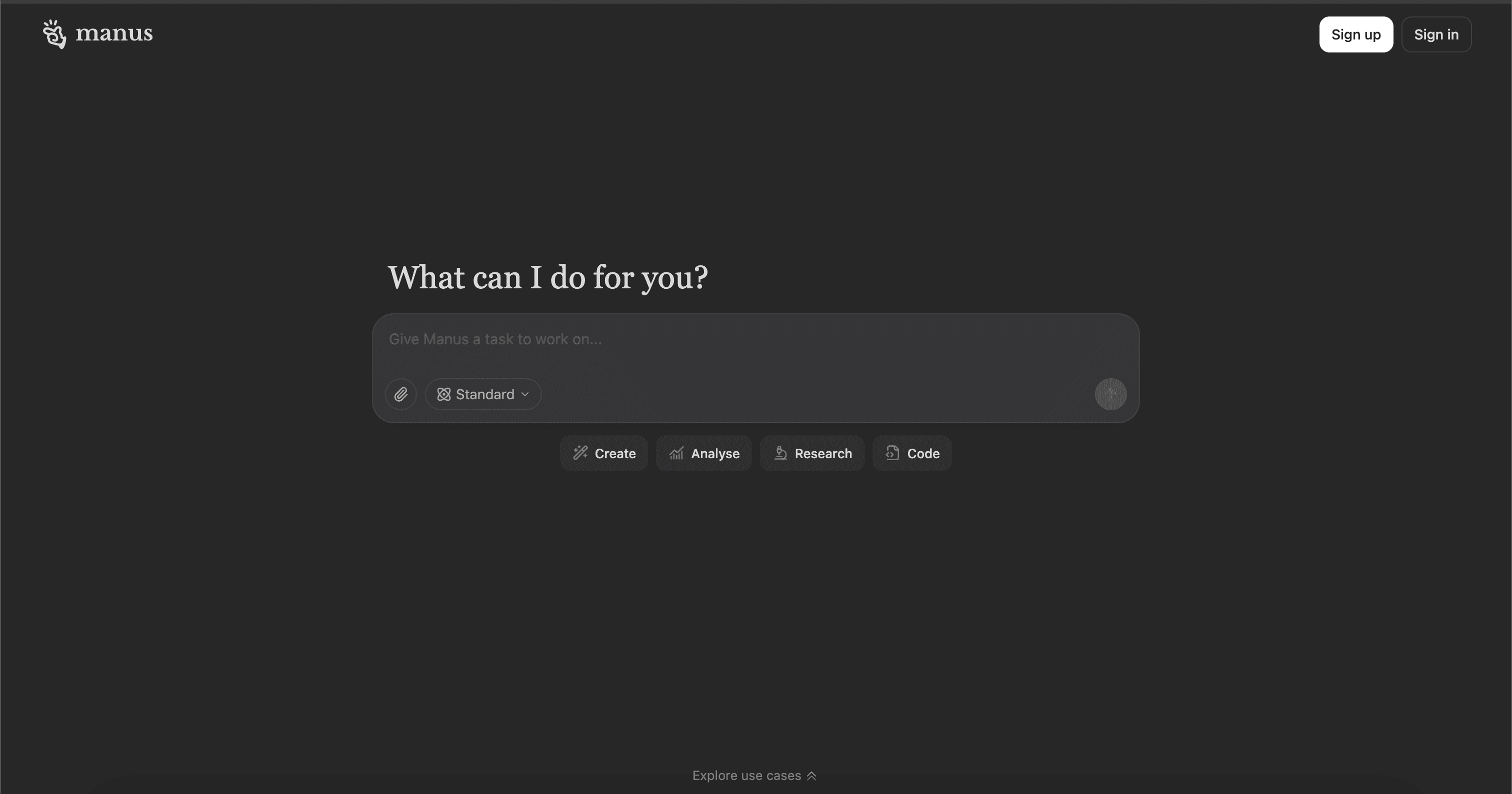 Demo screen 1