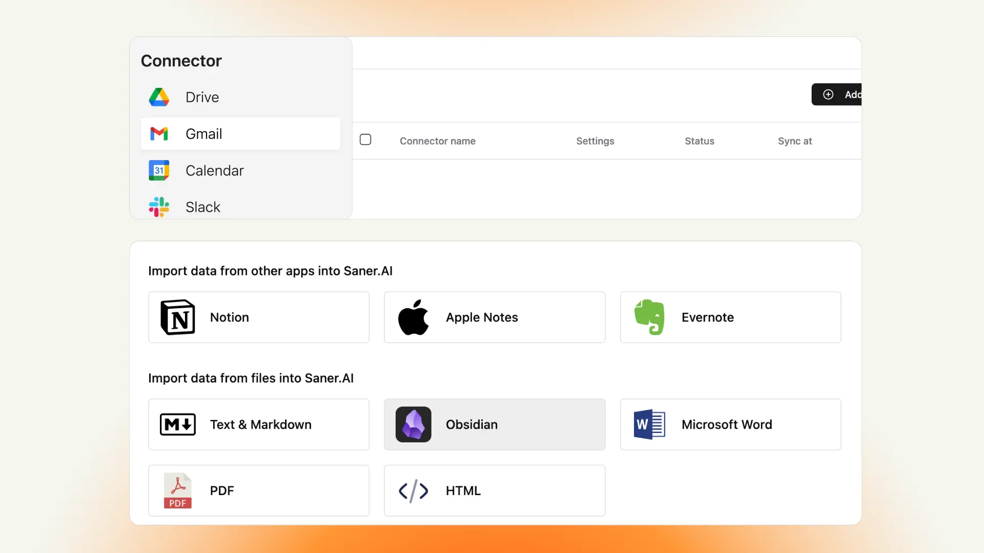 Demo screen 1