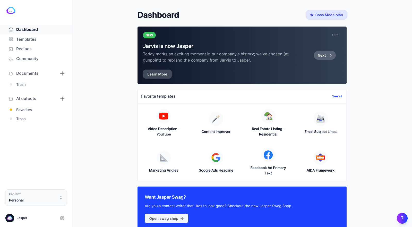 Demo screen 1