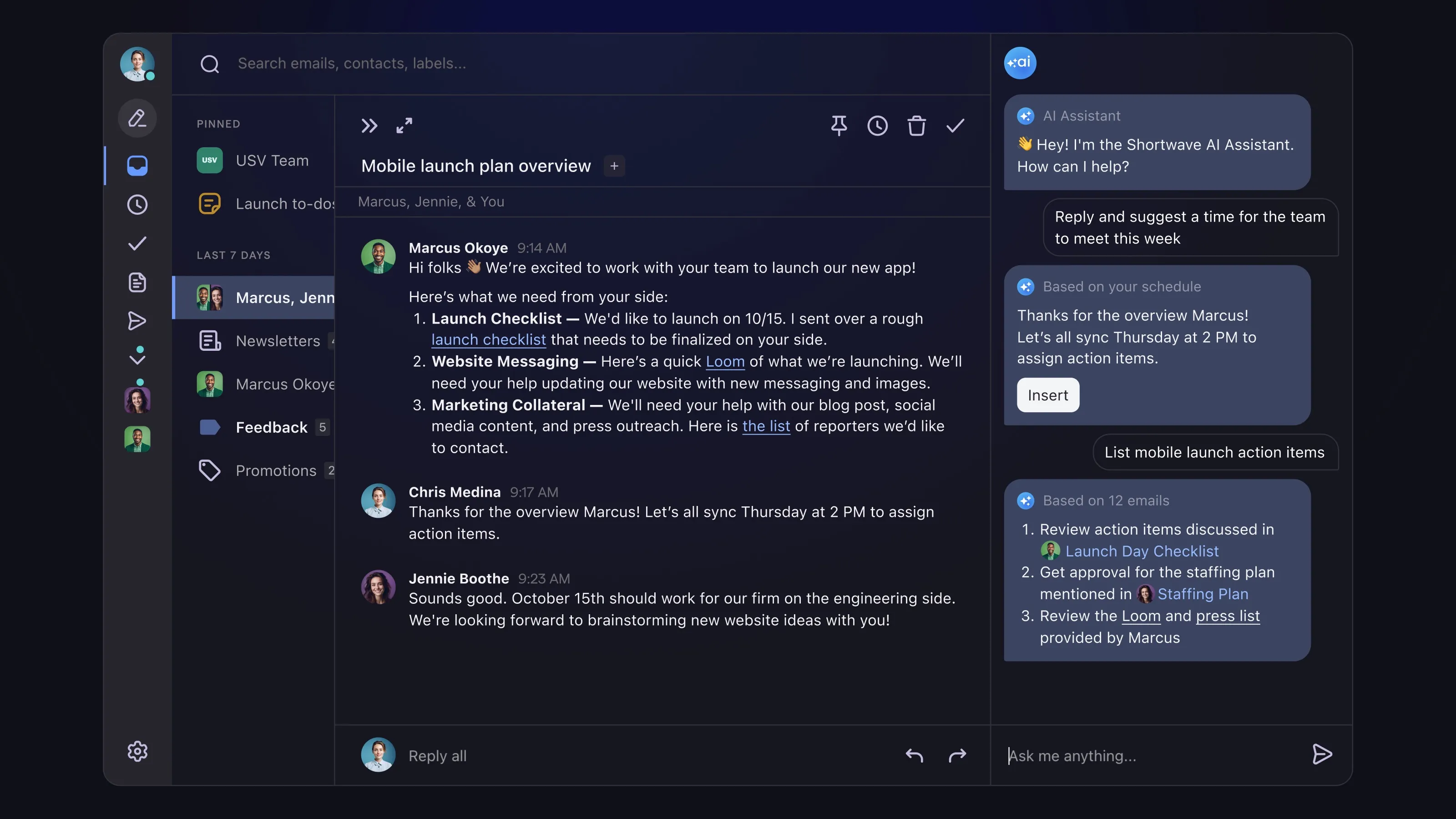 Demo screen 1