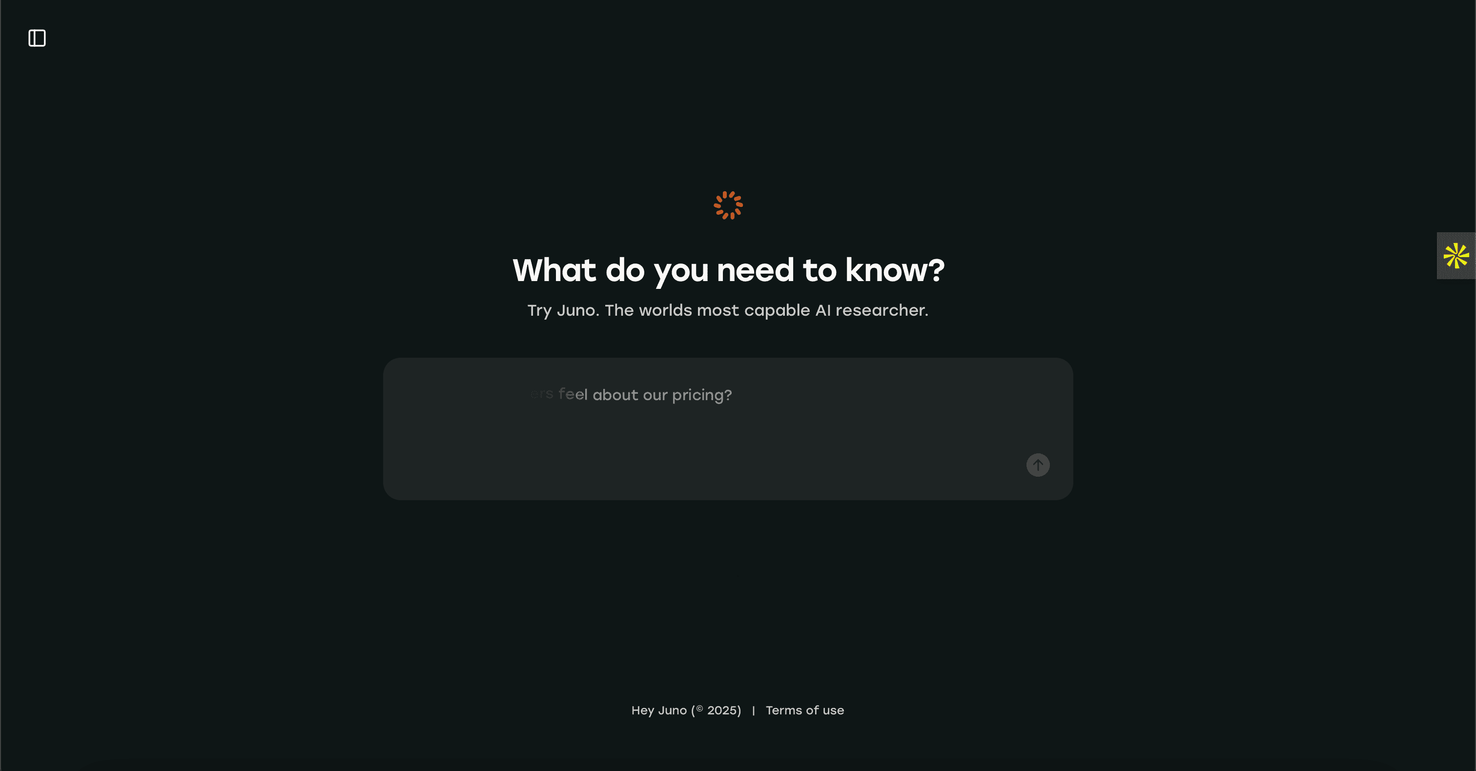 Demo screen 1