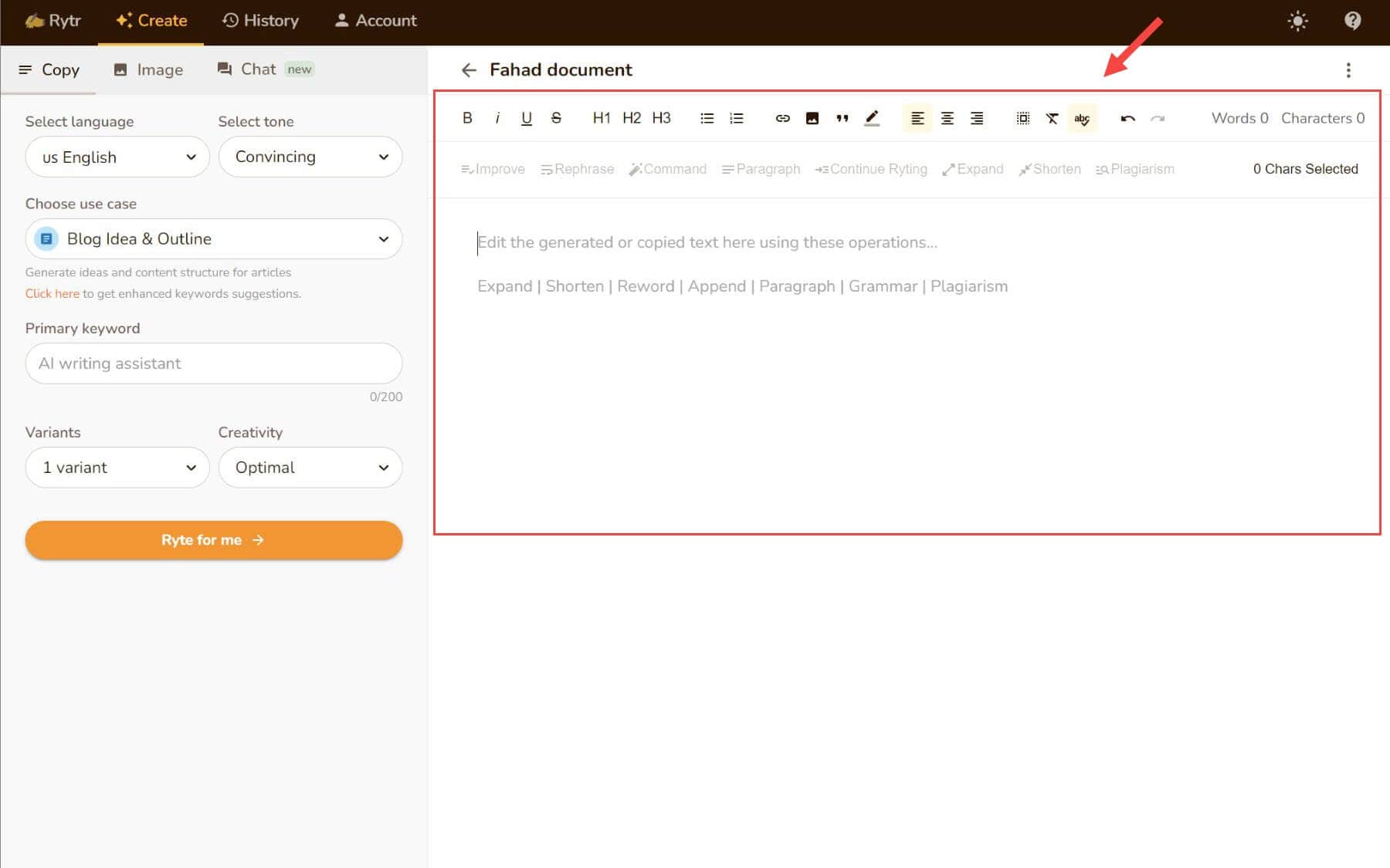 Demo screen 1