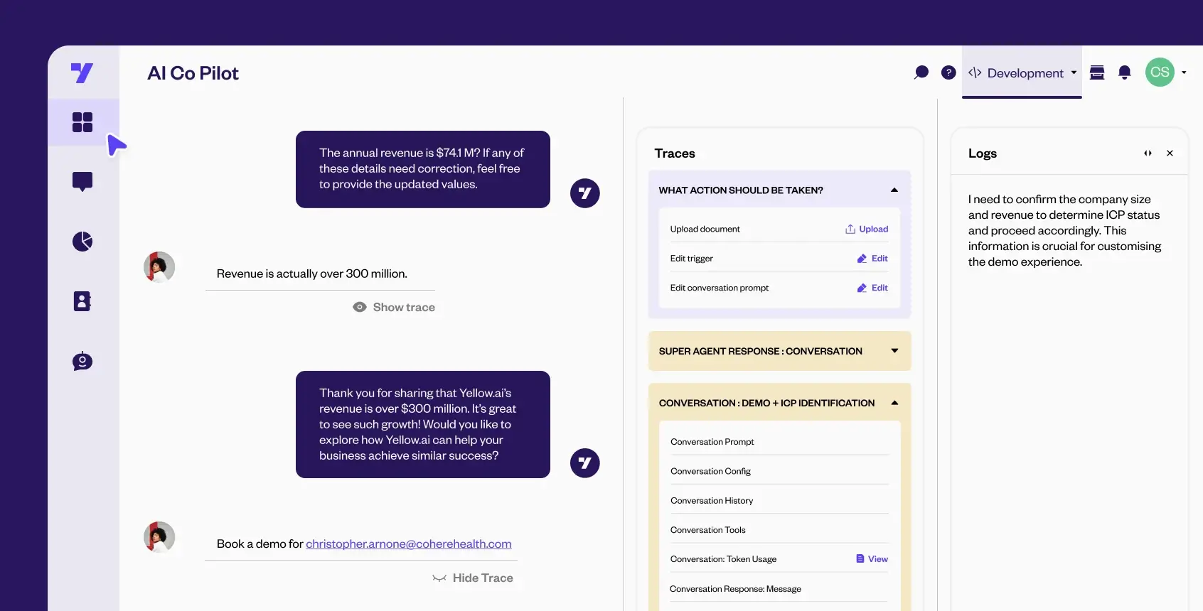 Demo screen 2