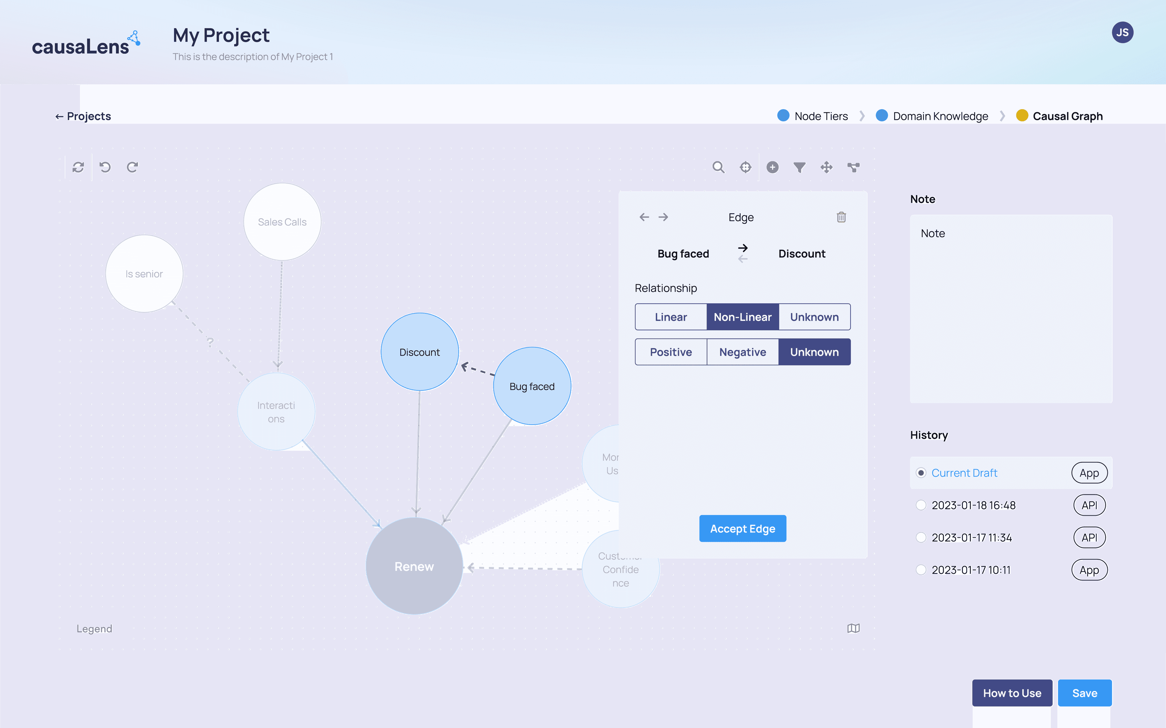 Demo screen 1