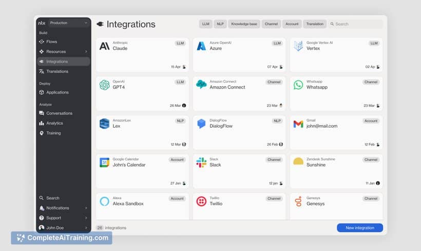 Demo screen 1