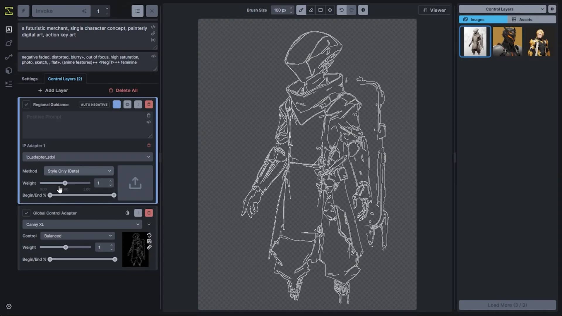 Demo screen 1