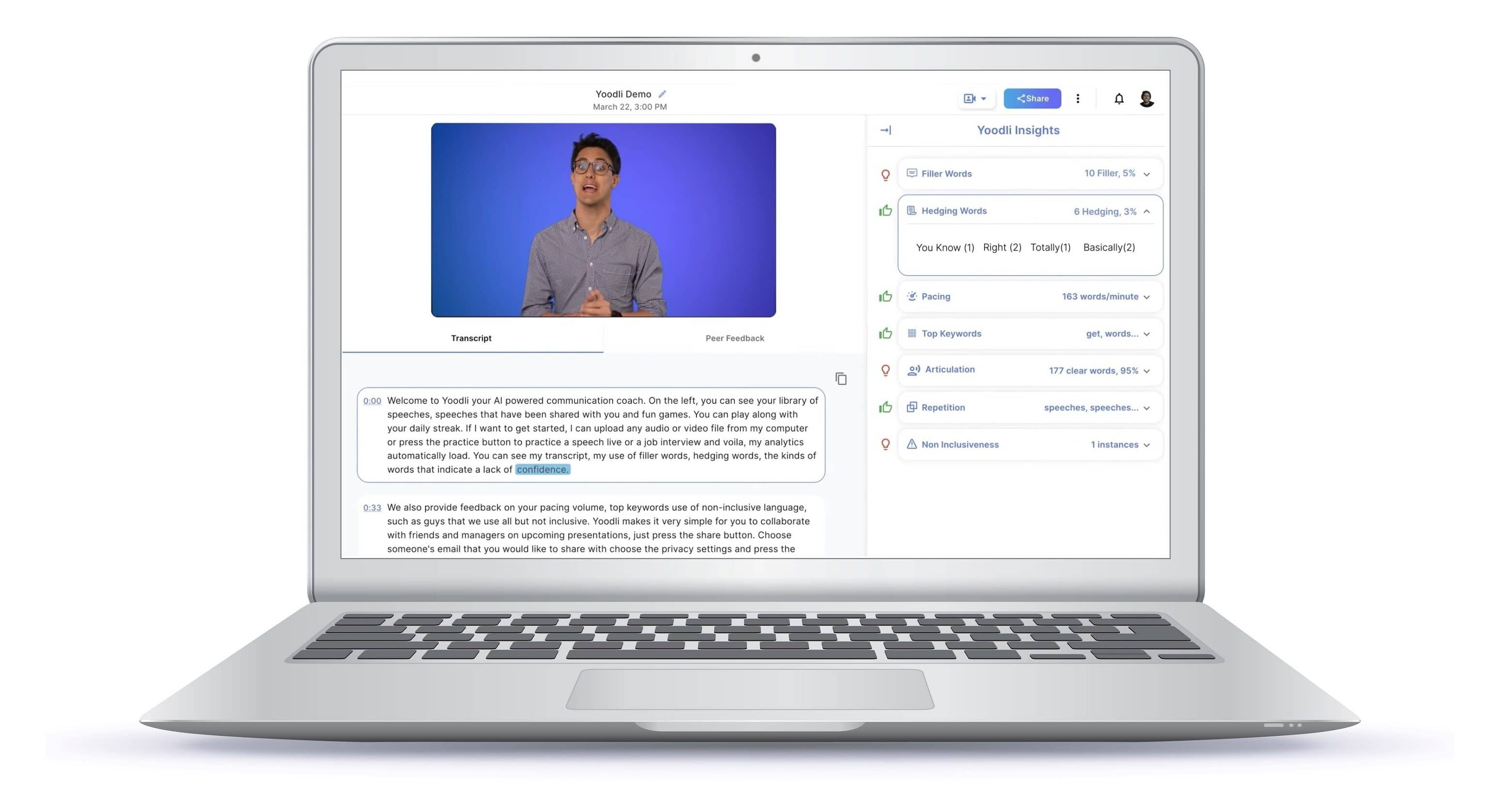 Demo screen 1