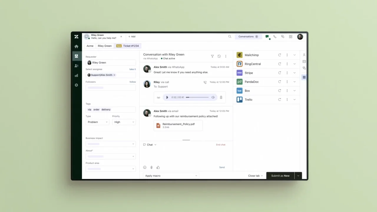 Demo screen 2