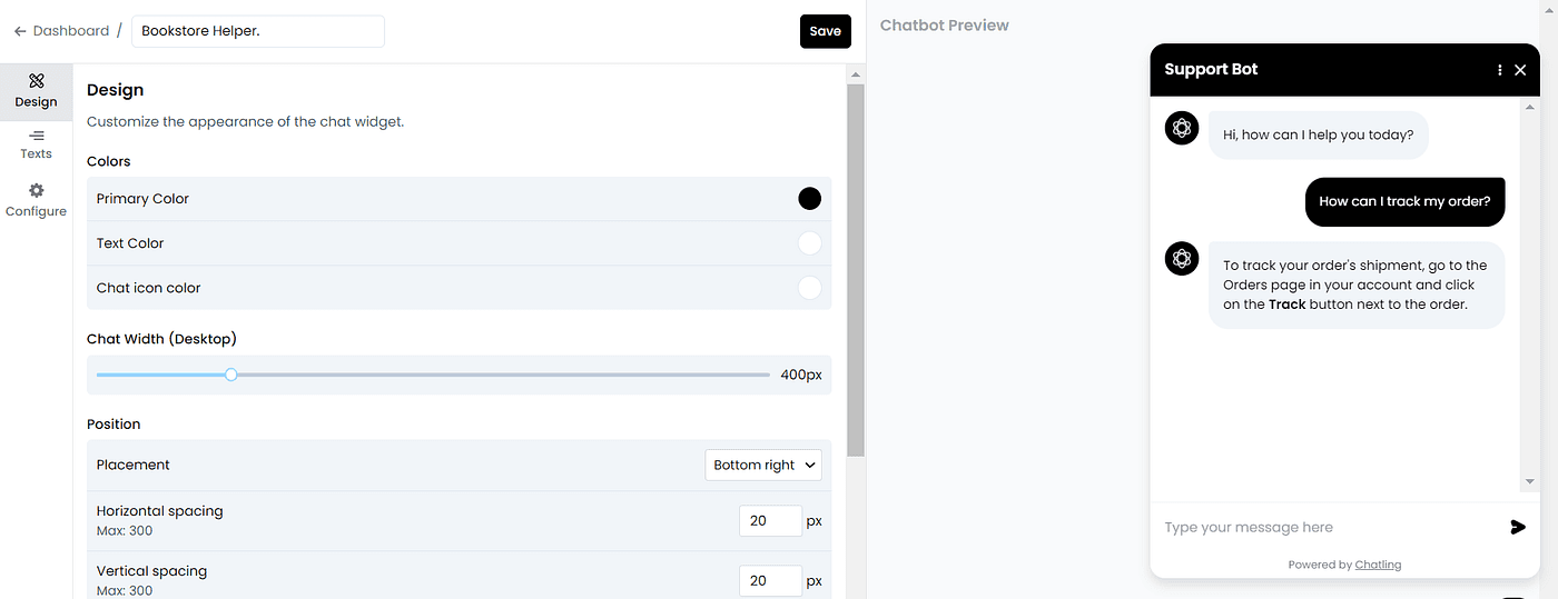 Demo screen 1