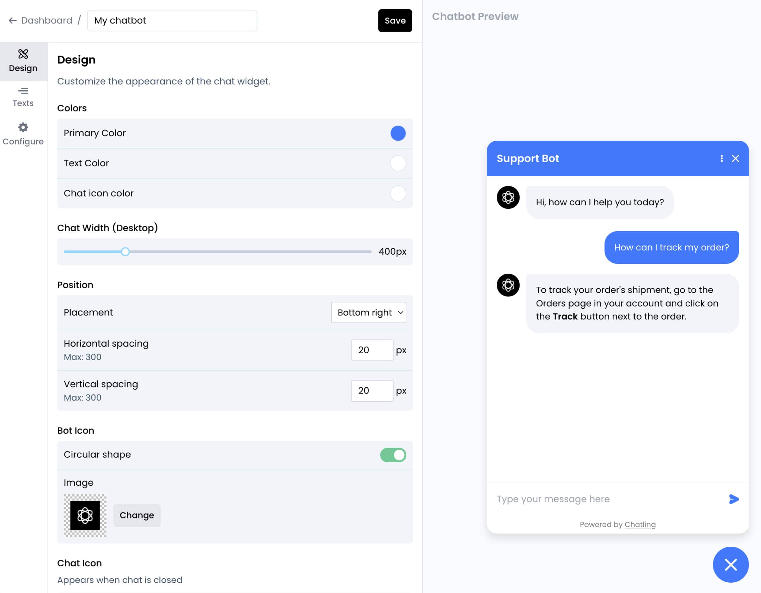 Demo screen 2