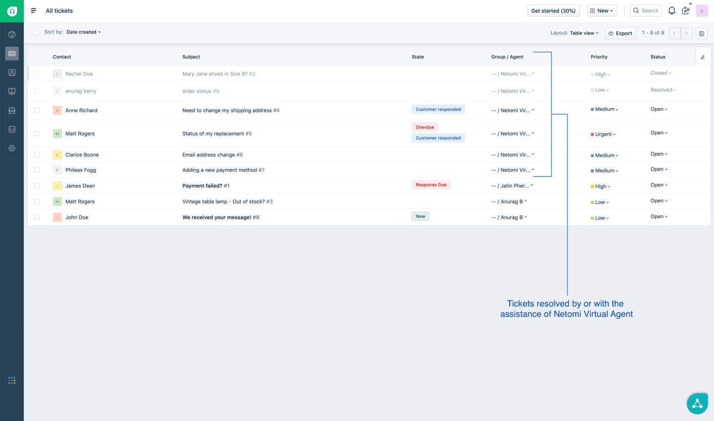 Demo screen 1