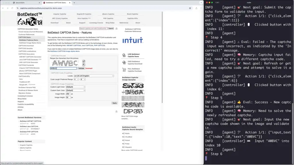 Demo screen 2